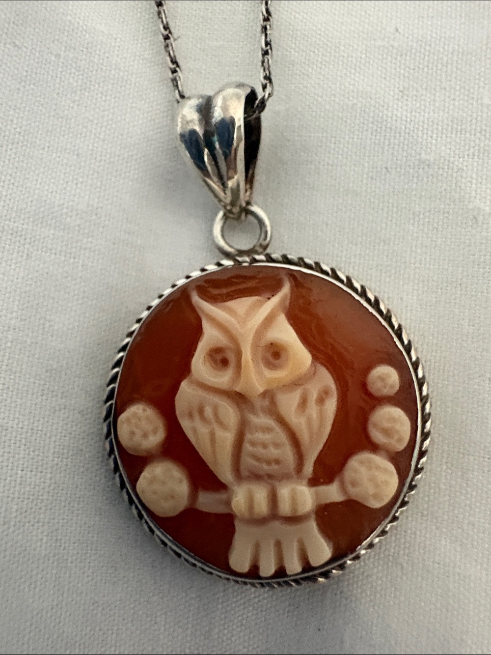 Owl Cameo Italian designer